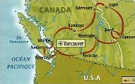 Ouest Canadien Majestueux / 15 jours / Canada - Carte