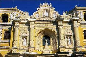Circuit Guatemala - Honduras - Mexique / A la rencontre des civilisations / Antigua : glise de la Merced