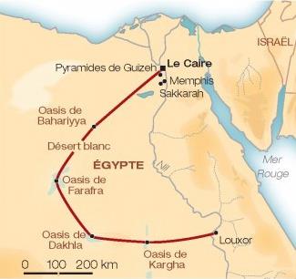 Circuit en 4 X 4 Mmoire du dsert / Dsert et  Oasis / Egypte