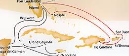 Enchainement Croisi�res La Magie des Cara�bes / Arc-en-ciel Tropical