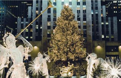 Circuit New York en fte / Merry Christmas / Etats Unis