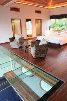Hotel Huvafen Fushi 5 ***** / Atoll de Malé Nord / Îles Maldives