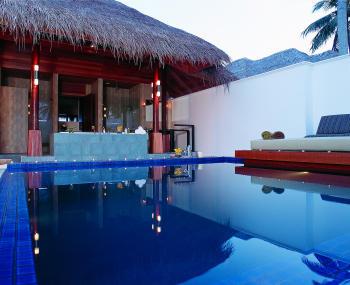 Hotel Huvafen Fushi 5 ***** / Atoll de Malé Nord / Îles Maldives