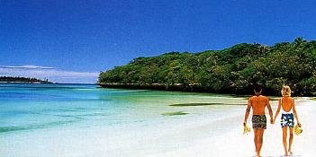 Circuit Quatuor en Iles Majeures / Iles Loyaut�s - Baie de Kuto - Ile des pins