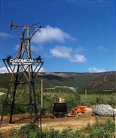 Circuit Les Cowboys de la Brousse / Grande Terre - Vestige de la mine de chrome de la Ti�baghi
