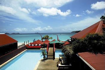 Hotel Le Tom Beach 4 **** / Plage de St. Jean / Saint-Barth�l�my
