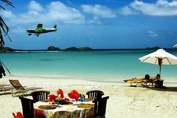 Hotel Le Tom Beach 4 **** / Plage de St. Jean / Saint-Barth�l�my