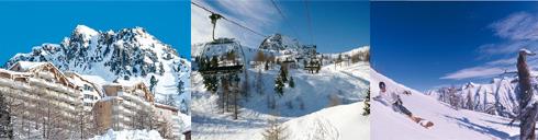 Le ski dans les Alpes-Maritimes