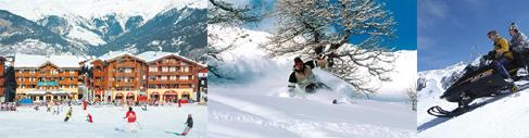 Le ski � Courchevel