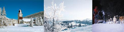 Le ski � La Chapelle des Bois 