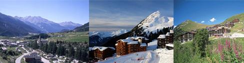 Le ski � La Rosi�re / Savoie Nord