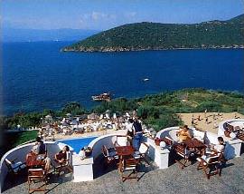 Hôtel Club Mandalya 3 *** / Bodrum / Turquie - Restauration en terrasse