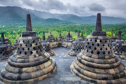 Les Excursions  Jogjakarta / Temple de Borobudur / Java