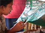 Les Excursions &agrave; Ubud / La le&ccedil;on de batik / Indon&eacute;sie
