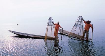 Les Excursions au Lac Inl / Sagar ou les confins du lac / Birmanie
