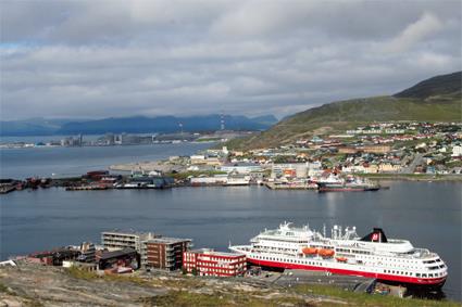 L'Express Ctier de Norvge / Excursions Sens Nord-Sud / 8B Hammerfest, ville septentrionale 
