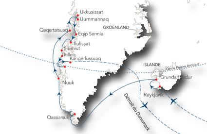 Croisire 15 jours Islande et sud du Groenland  / Groenland / Norvge