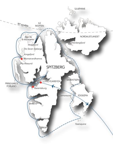 Croisire 9 jours sur les Terres de l' Ours Blanc / Spitzberg / Norvge