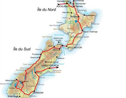 Circuit A La Recherche du Koru / Au Dpart d' Auckland / Nouvelle Zlande