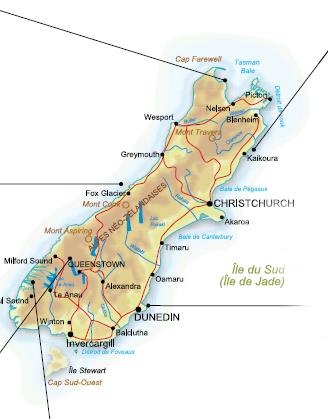 L' �le du Sud / Nouvelle Z�lande