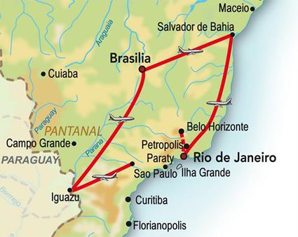 Circuit Brsil - Merveilles du Brsil