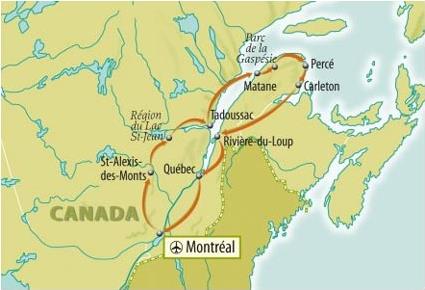 Circuits Accompagns / La Belle Province / Canada