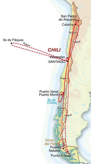 Circuit Chili - Splendeurs du Chili