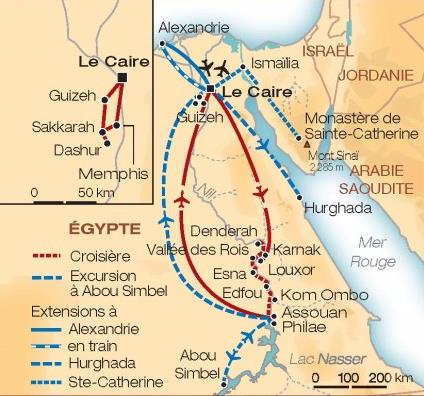 Croisire L'Egypte de Ramss / Au Dpart du Caire / Egypte