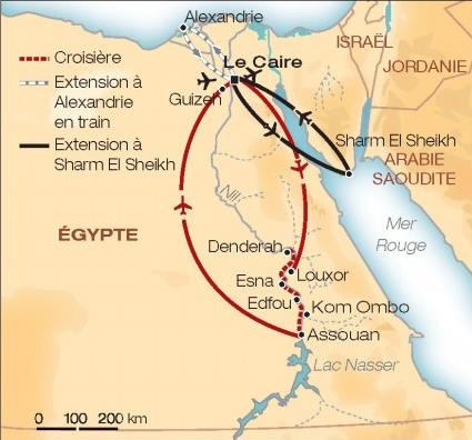 Croisire Le Songe d' Isis / Au Dpart du Caire / Egypte
