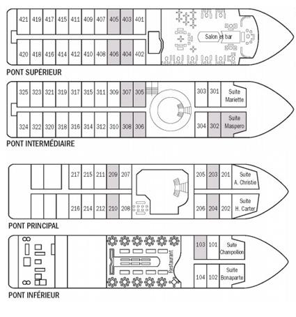 Croisire Lgende d' Osiris / Au Dpart de Louxor / Egypte