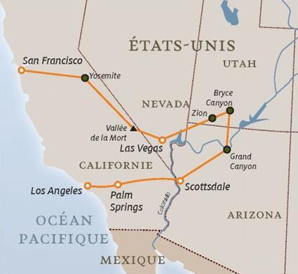 Autotour Western Express / 12 jours / Etats Unis 