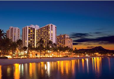 Hotel  Waikiki Beach Marriott 4 **** / Honolulu / les de Hawa