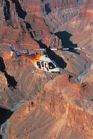 Excursion Survols de Grand Canyon en Hlicoptre / Arizona / Etats Unis