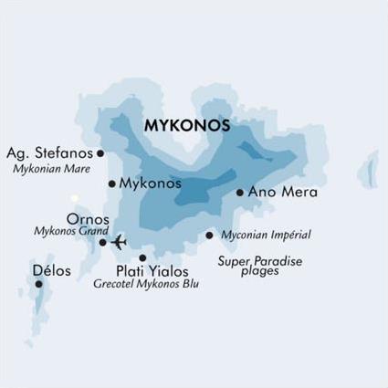 Hotel Grecotel Mykonos Blu 4 **** Luxe / Mykonos / Grce 