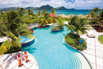 Hotel Sandals Grande St Lucian Beach Resort & Spa 5 ***** / Gros let / Rodney Bay / Sainte Lucie