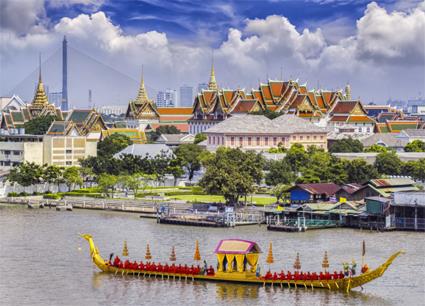 Les Excursions  Bangkok / Dner croisire Manhora / Thalande