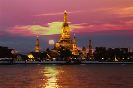 Les Excursions  Bangkok / Dner croisire Manhora / Thalande