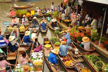 Les Excursions  Bangkok / Les klongs de Thonburi / Thalande