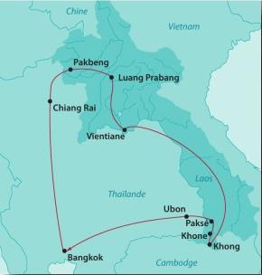 Circuit Priv Connaissance / Au fil du Mkong / Laos