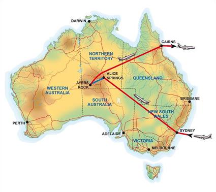 Circuit Australie Express / Au Dpart de Paris / Australie 