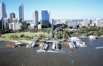 Circuit Couleurs d' Australie / Au Dpart de Perth / Australie 