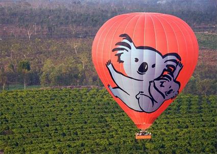 Cairns / Les Excursions Incontournables et Insolites / Survol en Ballon de Cairns  / Queensland