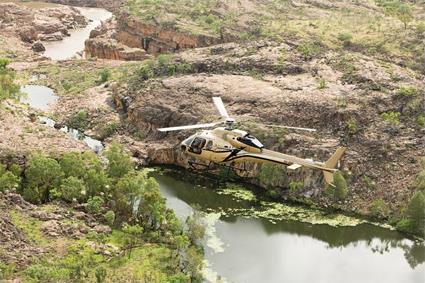 Parc National de Nitmiluk / Excursions Incontournables / Survols des gorges en hlicoptre / Katherine