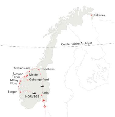 L'Express Ctier de Norvge / 5 jours mini-croisire sur l' Express Ctier / Bergen -Trondheim 