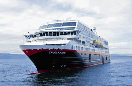 Le Navire MS Trollfjord / L'Express Ctier de Norvge / Norvge