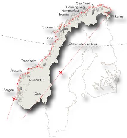 Croisire 8 jours Mlodies de Grieg au fil de l'eau / L'Express Ctier de Norvge