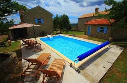Croatie/ Location de vacances 4 **** / Groznjan-Kostanjica / R�gion de l' Istrie